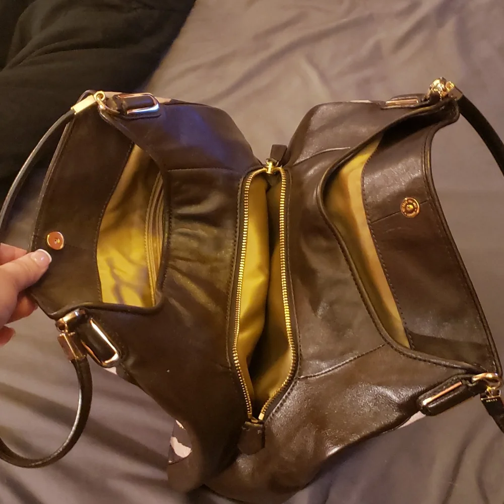 Coach Madison Zebra Print Phoebe Shouldee bag - Picture 2 of 3
